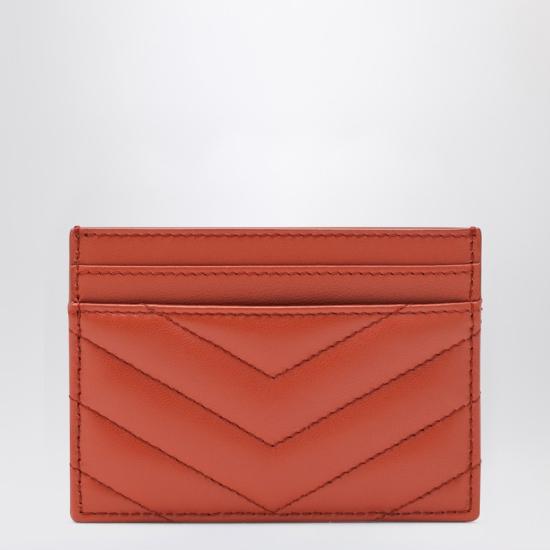 25FW 생로랑 카드지갑 423291AAA44 Orange - SAINT LAURENT