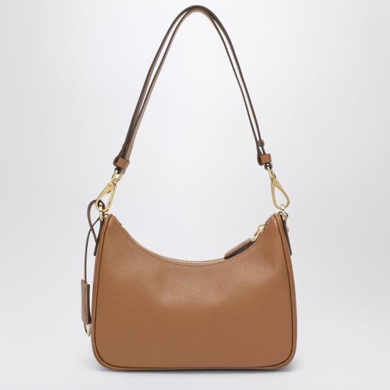 26SS 프라다 리에디션 사피아노 가죽 미니백 1BC204QOMNZV Brown - PRADA