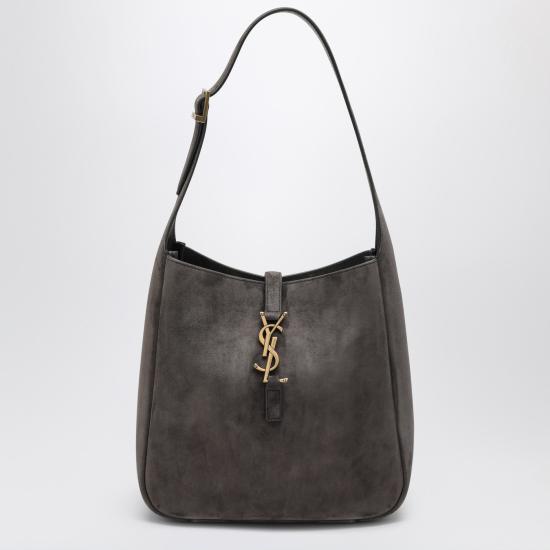 25FW 생로랑 LE 5 A 7 서플 스웨이드 스몰 8505331U80W Brown