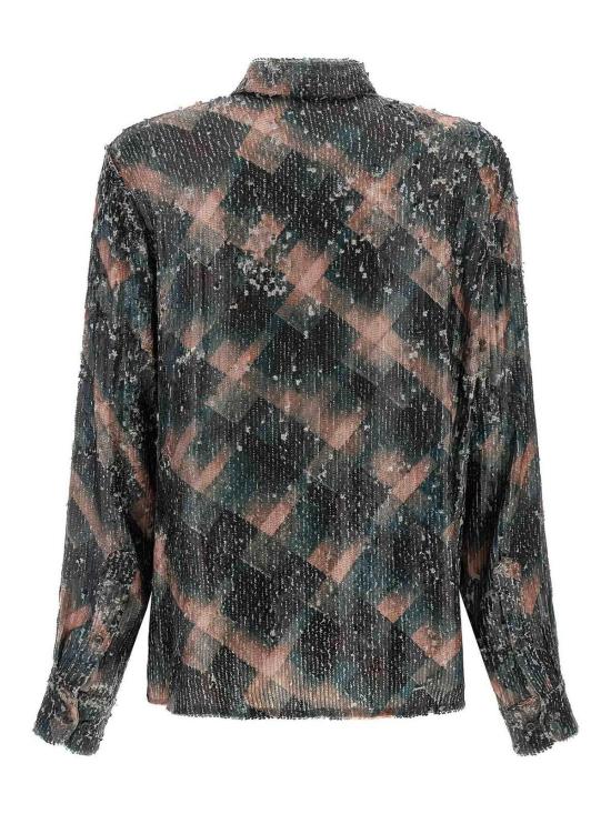 25FW 드리스 반 노튼 셔츠 2520107632316600 Green - DRIES VAN NOTEN