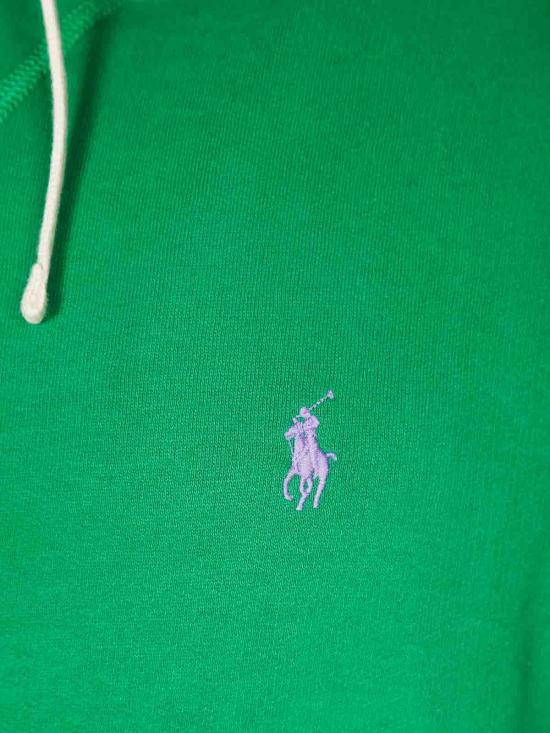  폴로 랄프로렌 포니 자수 플리스 후드 티셔츠 710766778106 Green - POLO RALPH LAUREN