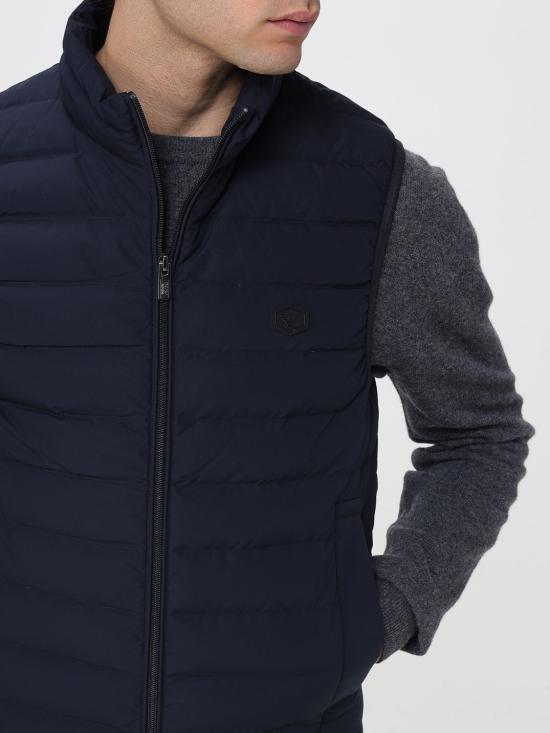 25FW 엠포리오 아르마니 베스트 8N1BQ11NLRZ 0920 Blue - EMPORIO ARMANI