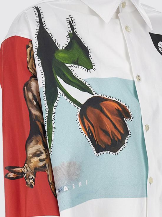 25FW 마르니 셔츠 CAMA0505SXUSCY29 00W01 White - MARNI