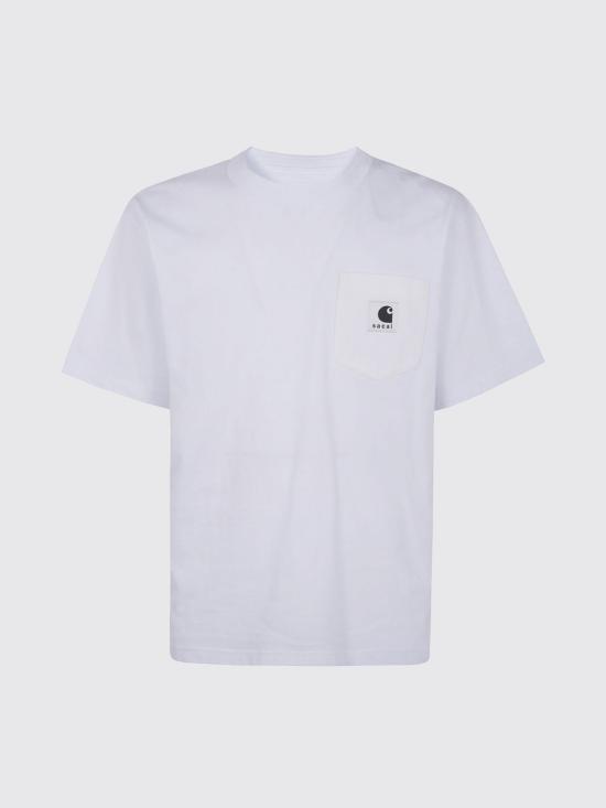 25FW 사카이 X 칼하트 WIP 반팔 티셔츠 2500995S 101 White