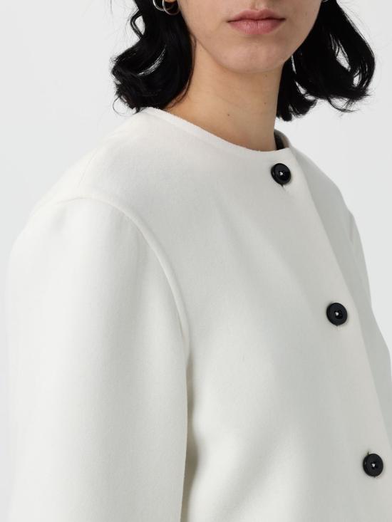 25FW 질샌더 코트 J03DL0165J40006 105 White - JIL SANDER