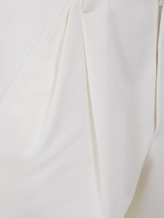 25FW 브루넬로 쿠치넬리 스트레이트 팬츠 ME262S2480 C7182 White - BRUNELLO CUCINELLI