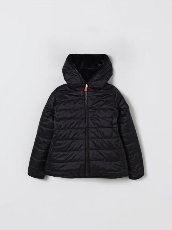 25FW [키즈] 세이브더덕 코트 J33540GFURY21 10000 Black - SAVE THE DUCK