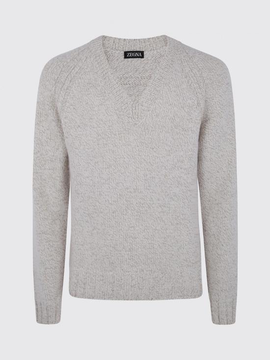 25FW 에르메네질도제냐 스웨터 UGB30A2300903 272 Natural