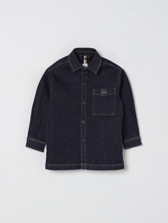 25FW [키즈] 보스 셔츠 J52316 Z35 Blue