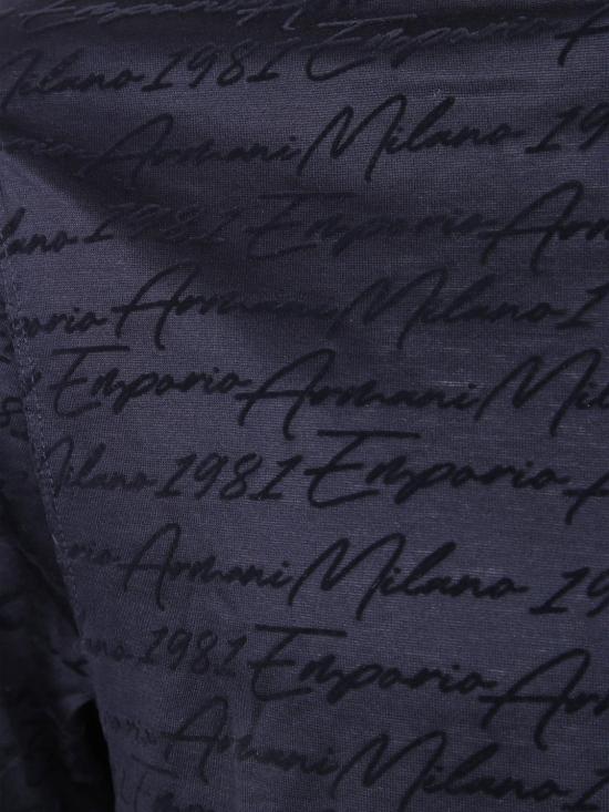 25FW 엠포리오 아르마니 반팔 티셔츠 EM002957AF10017 FB308 Blue - EMPORIO ARMANI