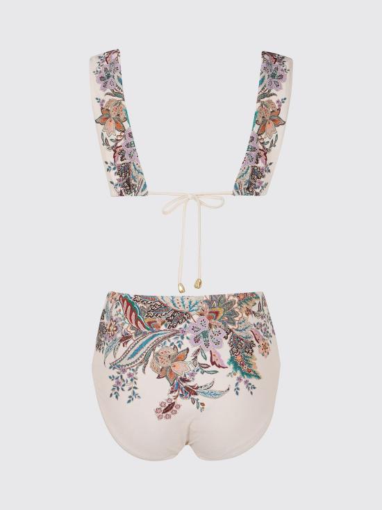 25FW 짐머만 원피스 수영복 4289WSS251 CREAM MULTI PAISLEY Cream - ZIMMERMANN