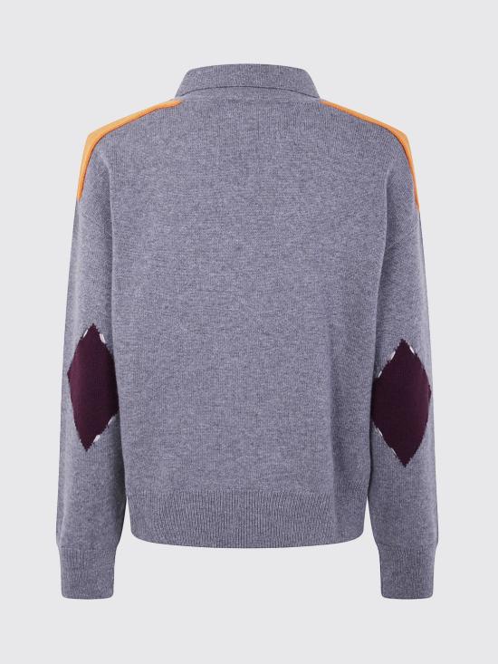 25FW 엠알지 폴로 티셔츠 FW250268 0622 Grey - MRZ