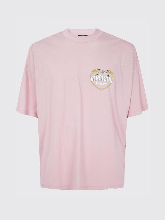 25FW 리프레젠트 반팔 티셔츠 MLM100171 24 Pink