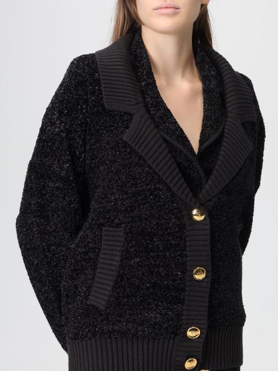 25FW 엘리자베타프랜치 가디건 MK44S 110 Black - ELISABETTA FRANCHI