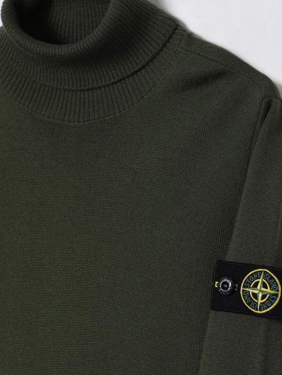 25FW [키즈] 스톤 아일랜드 풀오버 5100017S0C04 V0054 Green - STONE ISLAND