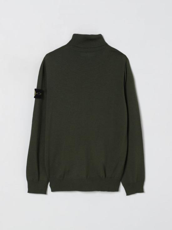 25FW [키즈] 스톤 아일랜드 풀오버 5100017S0C04 V0054 Green - STONE ISLAND