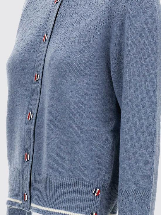 25FW 톰브라운 가디건 FKC676AY1029 440 Gnawed Blue - THOM BROWNE