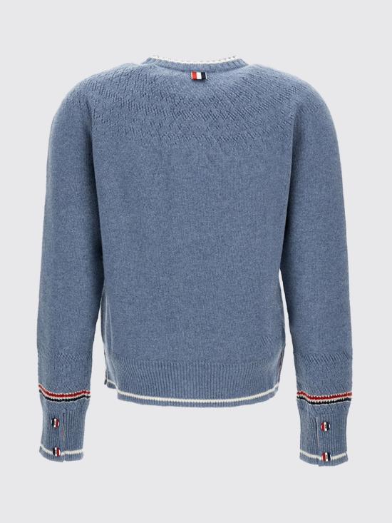 25FW 톰브라운 가디건 FKC676AY1029 440 Gnawed Blue - THOM BROWNE