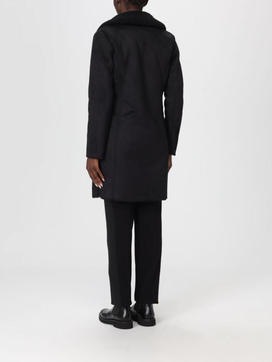 25FW 랄프 로렌 포 시어링 스웨이드 코트 297P04121 001 Black - RALPH LAUREN