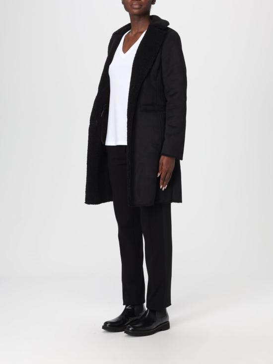 25FW 랄프 로렌 포 시어링 스웨이드 코트 297P04121 001 Black - RALPH LAUREN