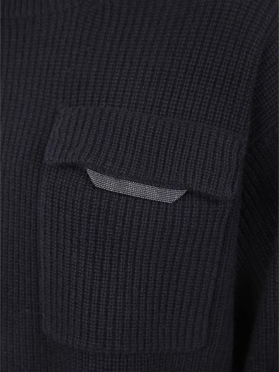 25FW 브루넬로 쿠치넬리 터틀넥 M12721704P C101 Black - BRUNELLO CUCINELLI