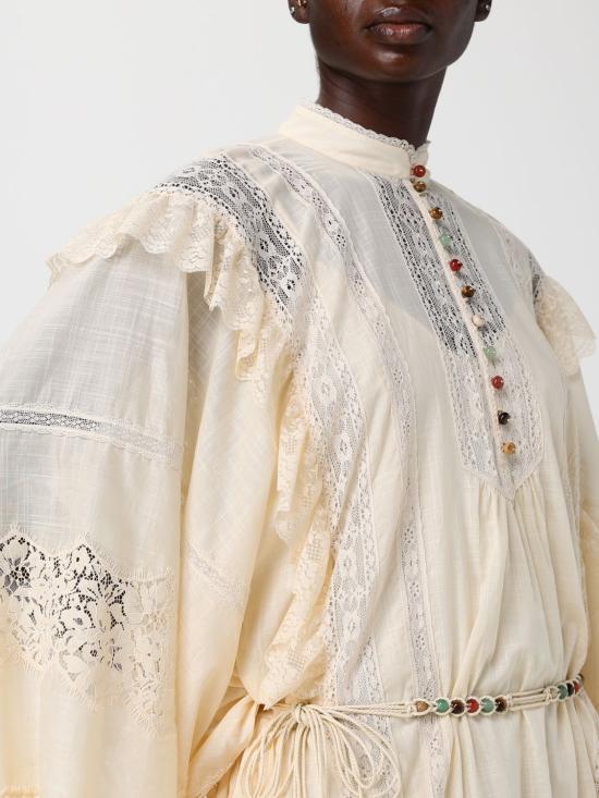 25FW 짐머만 롱 원피스 3474DSS251 CRM White - ZIMMERMANN