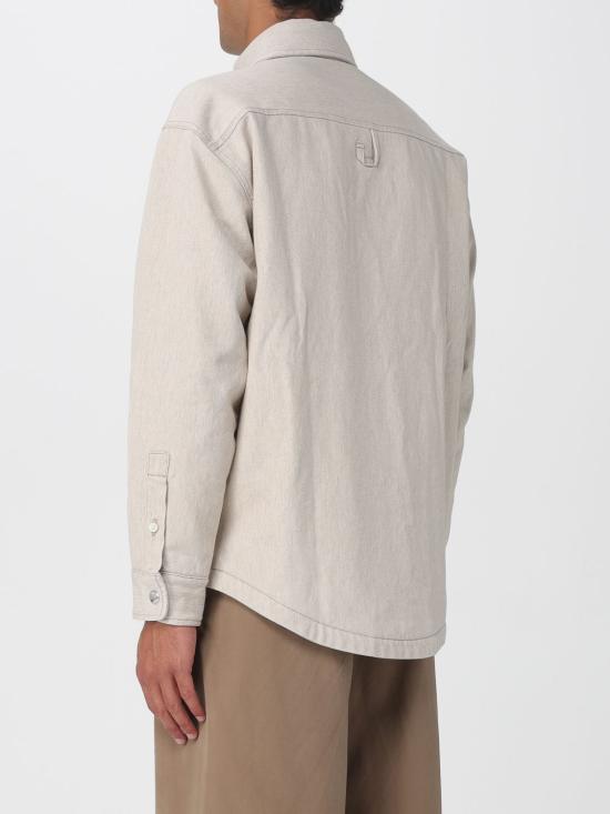 25FW 자크뮈스 긴팔 셔츠 OUM00115AD00044 130 Beige - JACQUEMUS