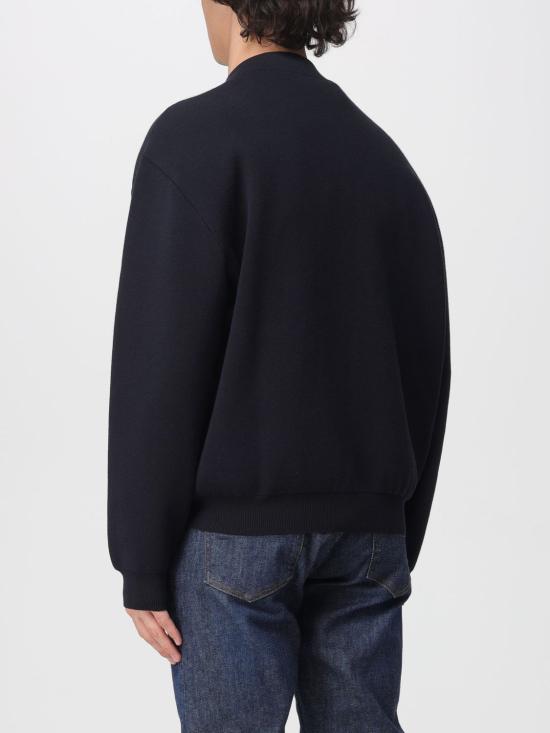 25FW 알마니 집업 니트 XM001920AF16913 UB101 Navy - ARMANI