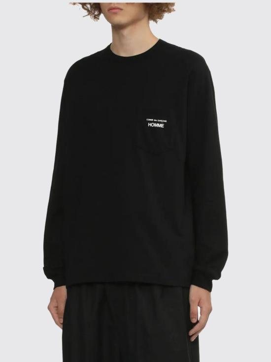 25FW 꼼데가르송 반팔 티셔츠 HPT102051 1 Black - COMME DES GARCONS