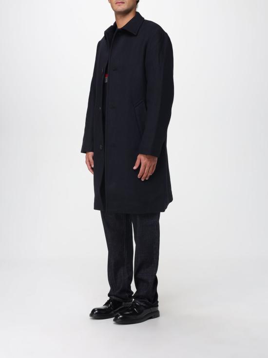 25FW 알마니 코트 XM001121AF18943 UB101 Navy - ARMANI