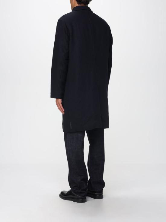 25FW 알마니 코트 XM001121AF18943 UB101 Navy - ARMANI