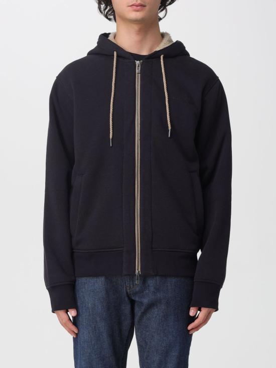 25FW 알마니 긴팔 티셔츠 XM001026AF16279 UB101 Navy