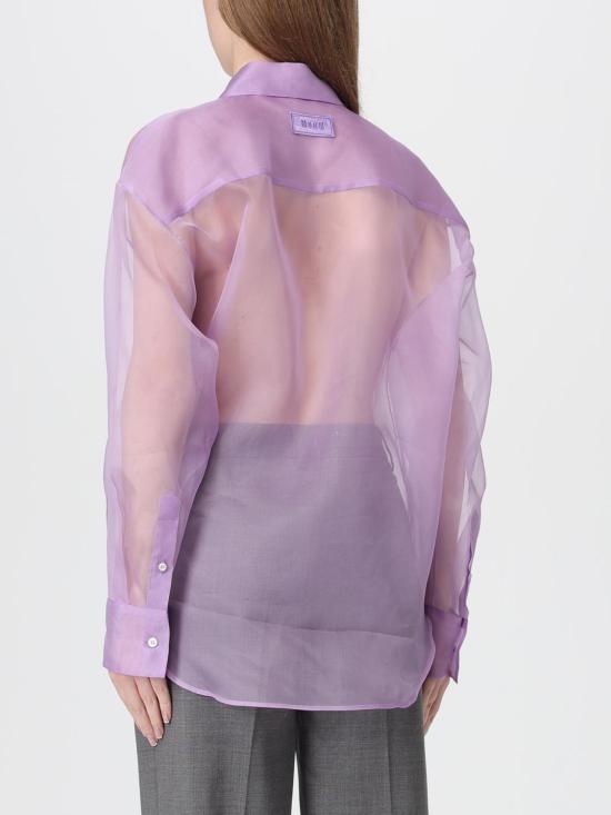 25FW 엠에스지엠 셔츠 3941MDE02257625 74 Violet - MSGM
