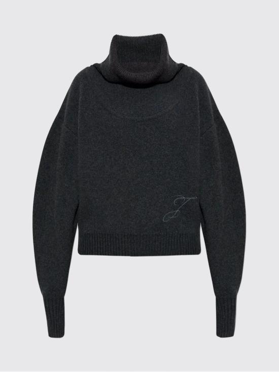 25FW 자크뮈스 터틀넥 SWW00624AK00278 970 Grey - JACQUEMUS