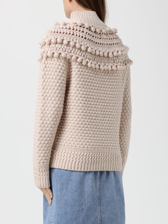 25FW 짐머만 터틀넥 4395TF251 CHLK Beige - ZIMMERMANN