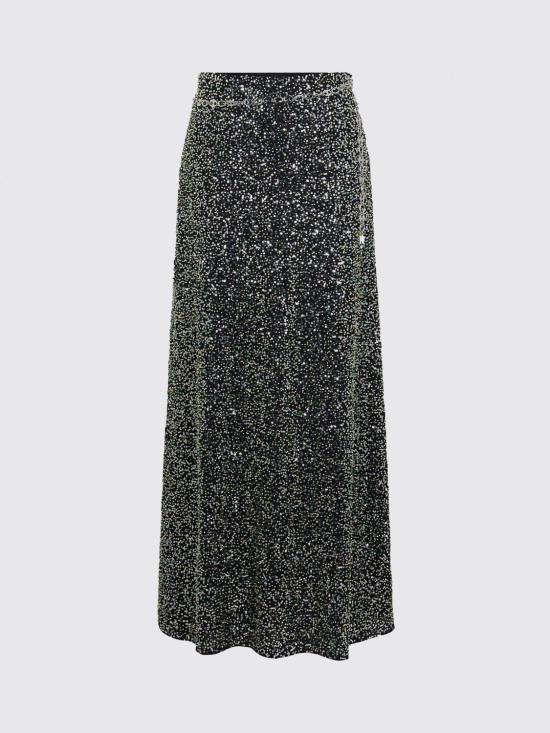 25FW 파코라반 롱 스커트 25HCJU143PO0401 P001 Black