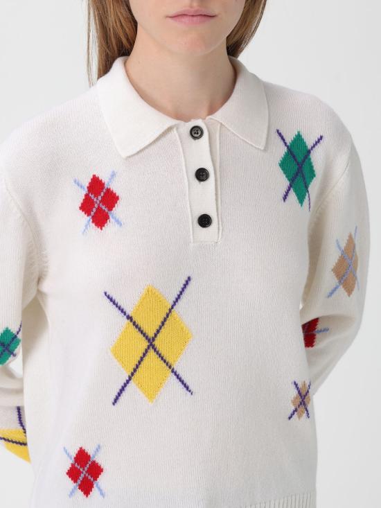 25FW 엠에스지엠 폴로 티셔츠 3941MDM194257781 02 Cream - MSGM