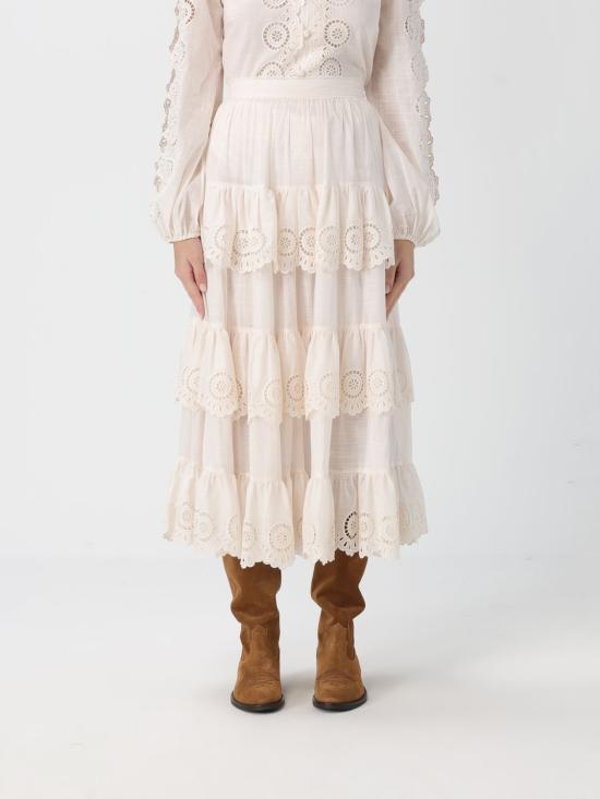 25FW 짐머만 롱 스커트 4283SSS252 IVO Ivory