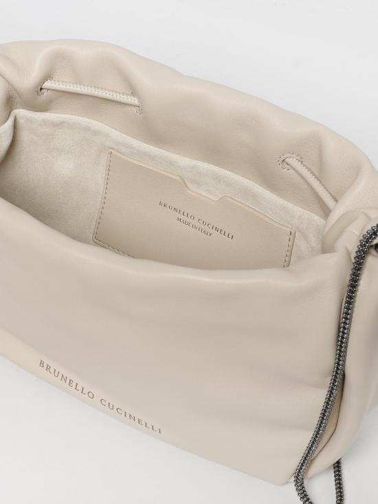 25FW 브루넬로 쿠치넬리 숄더백 MBGPD2667 TPFB1 C8905 Ivory - BRUNELLO CUCINELLI