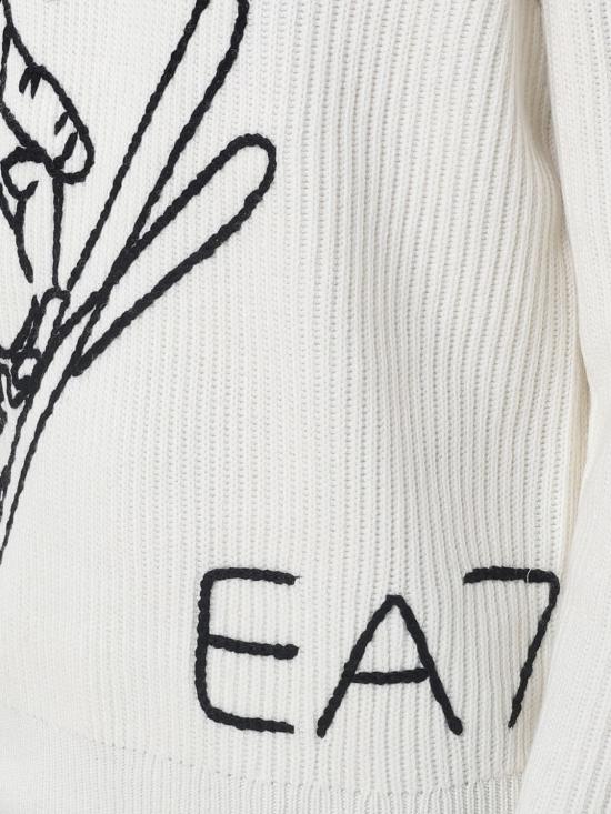 25FW 엠포리오 아르마니 스웨터 7M000502AF19328 M0161 White - EMPORIO ARMANI