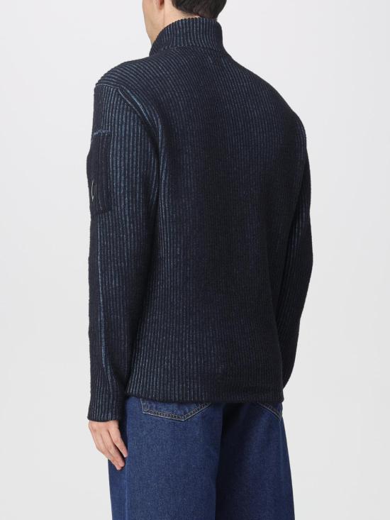 25FW 씨피 컴퍼니 스웨터 19CMKN257A006170A 815 Blue - C.P. COMPANY