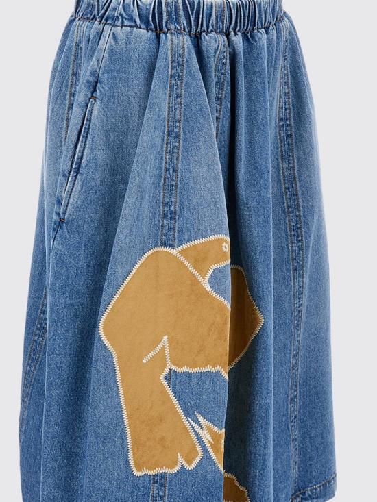 25FW 마르니 미디 스커트 GOJD0666QSUSCY4 400B96 Blue - MARNI