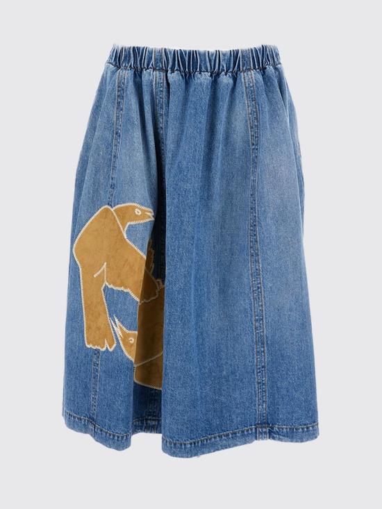 25FW 마르니 미디 스커트 GOJD0666QSUSCY4 400B96 Blue