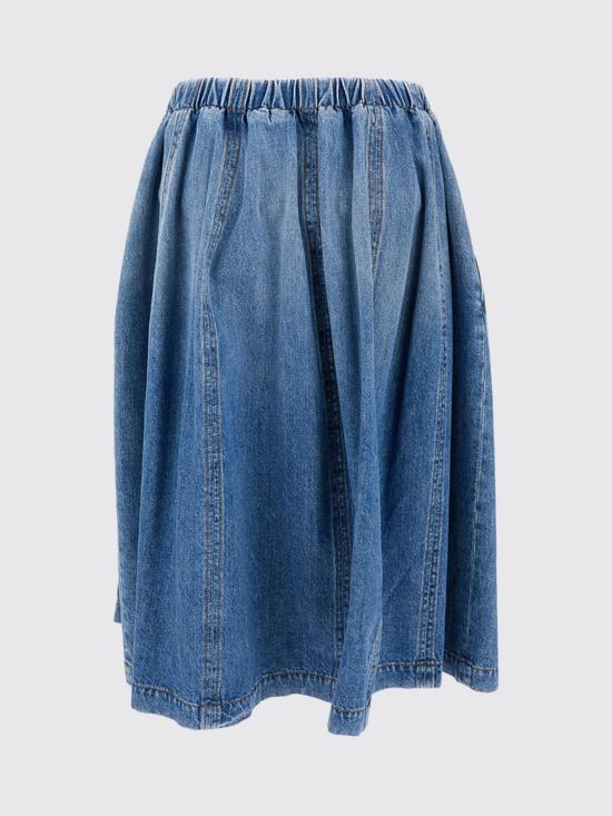 25FW 마르니 미디 스커트 GOJD0666QSUSCY4 400B96 Blue - MARNI