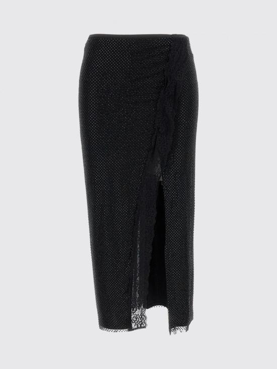 25FW 셀프 포트레이트 미디 스커트 SC25019SB Black