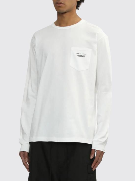 25FW 꼼데가르송 반팔 티셔츠 HPT102051 3 White - COMME DES GARCONS