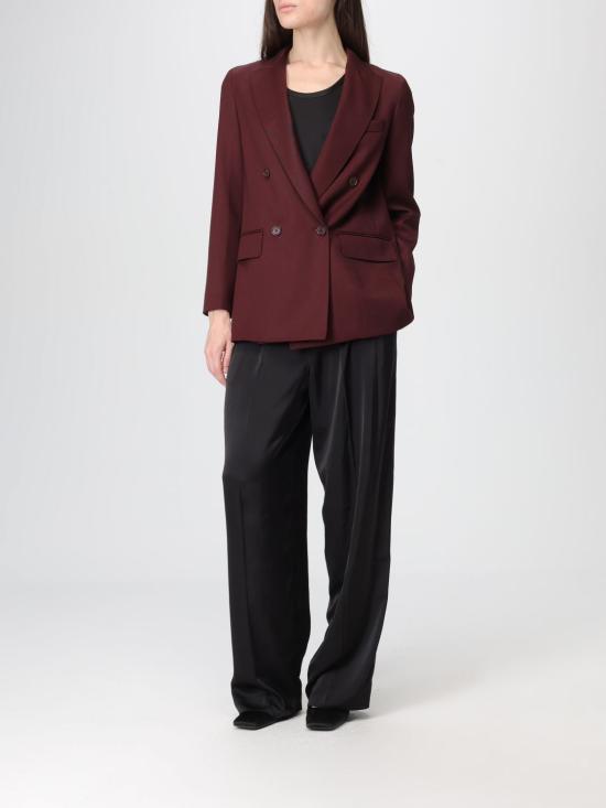 25FW 막스마라 자켓 2521046122600 005 Burgundy - MAX MARA