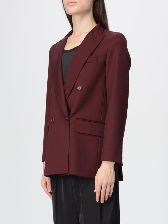 25FW 막스마라 자켓 2521046122600 005 Burgundy - MAX MARA
