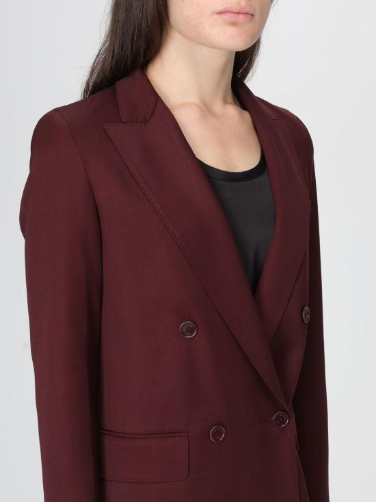 25FW 막스마라 자켓 2521046122600 005 Burgundy - MAX MARA