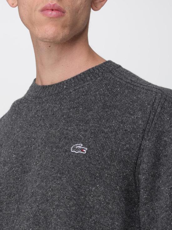 25FW 라코스테 스웨터 AH5173 I7X Charcoal - LACOSTE